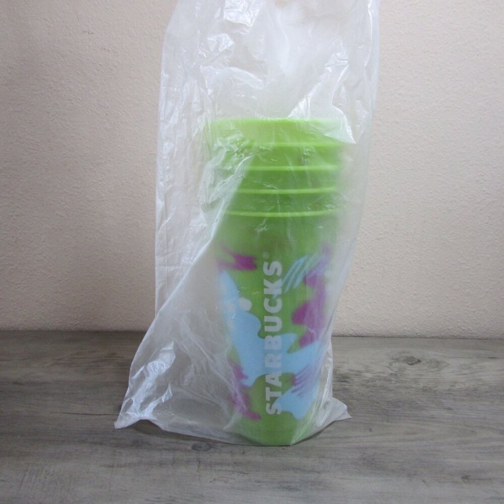 5 Pk NEW Starbucks 2024 UV Color Changing Reusable Cold Tumbler